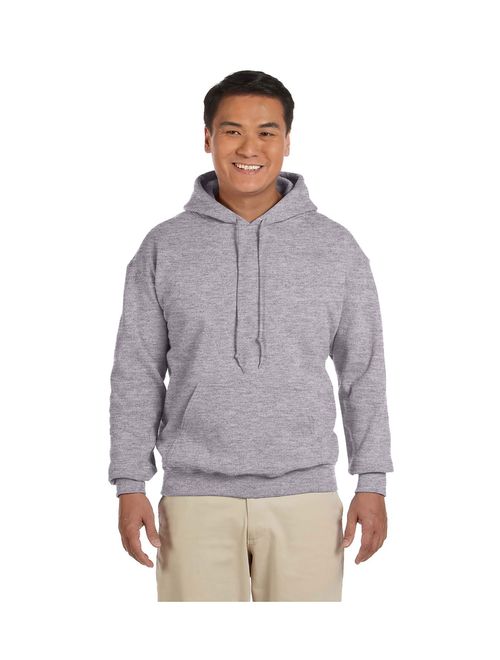Gildan Men's Rib Knit Pouch Pocket Hooded Sweatshirt, Style G18500