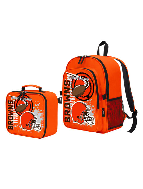 NFL Cleveland Browns "Accelerator" Backpack and Lunch Kit Set