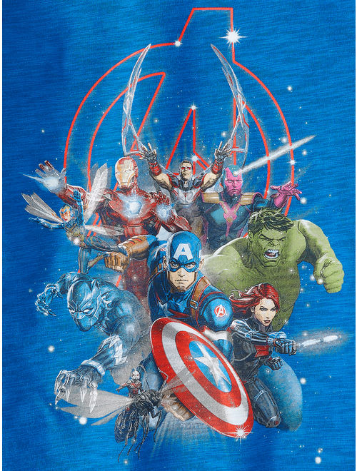 Marvel The Avengers Cluster Short Sleeve Tee (Little Boys & Big Boys)