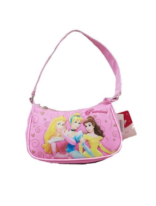 Handbag - Disney - Princess - 3 Princess Pink New Hand Bag Purse Girls 31041
