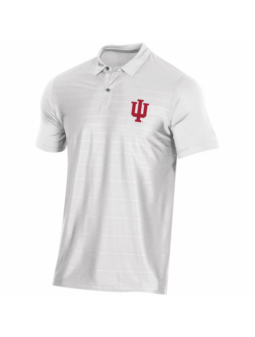 Men's Russell Athletic White Indiana Hoosiers Classic Fit Polo