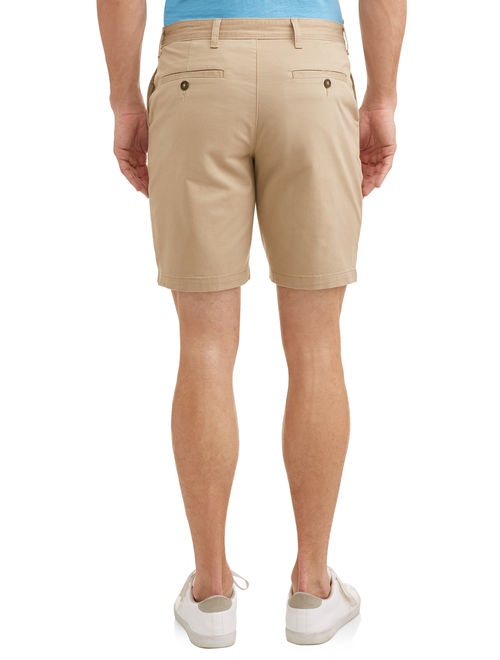 George Men's Flat Front 9" Shorts
