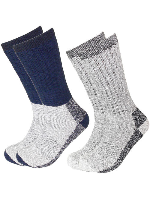 Falari 2 Pairs Merino Wool Socks Excellent for Cold Weather Temp 5-25F Super Warm for Winter