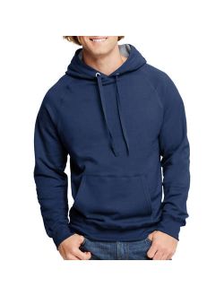 Men's and Big Men's Nano Premium Soft Lightweight Fleece Pullover Hoodie, Up to Size 3XL