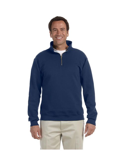 Jerzees Men's Super Sweats Quarter Zip Preshrunk Pullover, Style 4528M