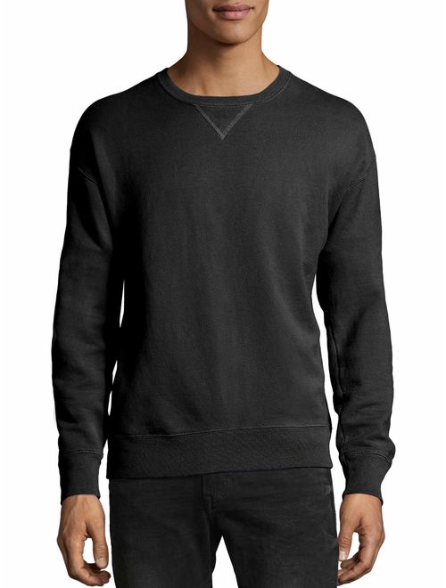 Hanes Big Mens ComfortWash Garment Dyed Fleece Sweatshirt, 3XL, Saltwater