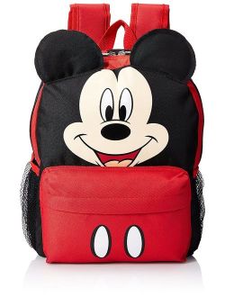 Mickey Mouse Happy Face 3D Ears 12 Toddler Backpack