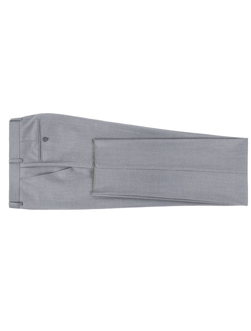 Verno Men's Classic Fit Non-Iron Comfort Flat Front Dress Pants