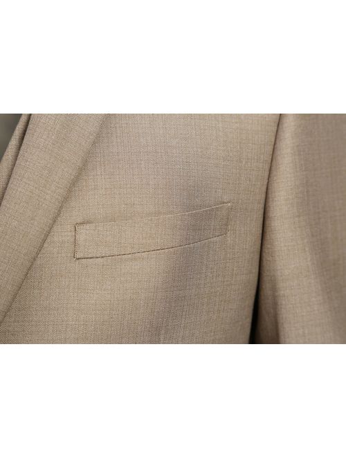 Verno Men's Two Button Notch Lapel Vested Slim Fit 3-Piece Suit