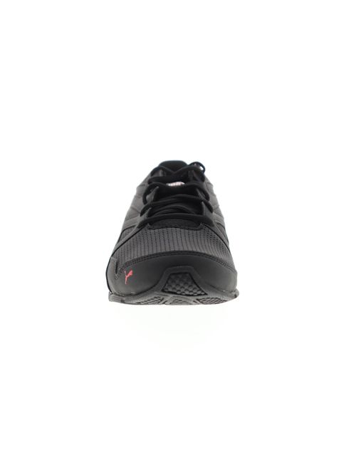 PUMA Men's Tazon Modern SL FM Sneaker, Black-High Risk Red,10 M US