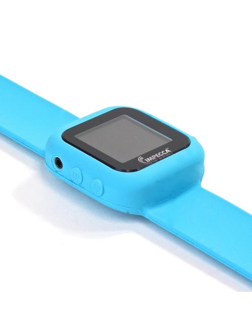 Impecca MPW1540B 4gb Mp3 And Video Player Slap Watch Blue