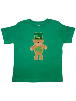 St Patricks Day Irish Teddy Bear Shamrock Toddler T-Shirt