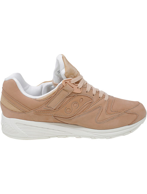Saucony Grid 8500 Ht Peach/White Ankle-High Leather Sneaker 9.5 for Men