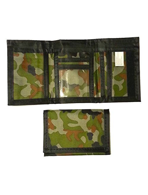 Army Camouflage Wallet Nylon Velcro Trifold Kids Wallets for Boys Camo Hunting (1)