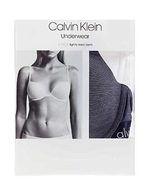 Calvin Klein Underwear Women's 2 Pack Essence T-Shirt Bras