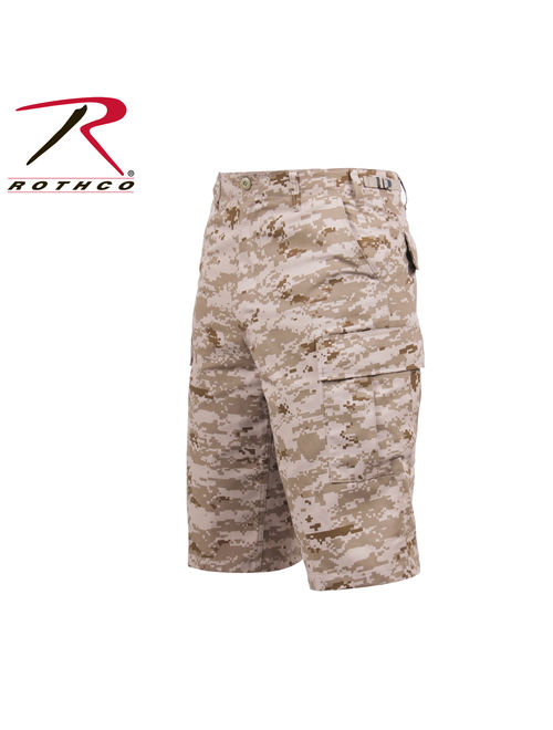 Rothco Long Style B.D.U Shorts, Desert Digital Camo, Medium