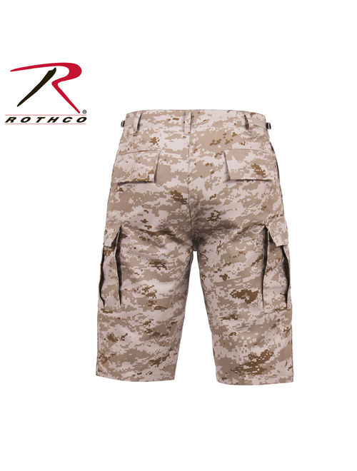 Rothco Long Style B.D.U Shorts, Desert Digital Camo, Medium