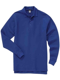 River's End Mens Long Sleeve Ezcare Sport Shirt Casual Polo -