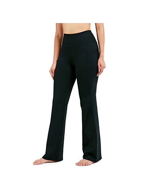 G Gradual 28"/30"/32"/34" Inseam Women's Bootcut Yoga Pants Long Bootleg High-Waisted Flare Pants with Pockets