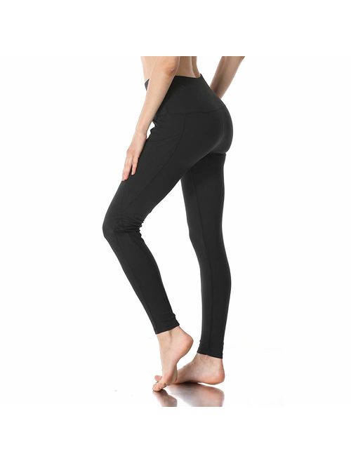 HIGHDAYS Yoga Pants for Women with Pocket - High Waist Non See Through Yoga Leggings for Workout Athletic Runnig Cycling
