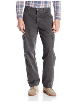 NEW Charcoal Gray Mens Size 32x30 Fleece-Lined Cargo Pant
