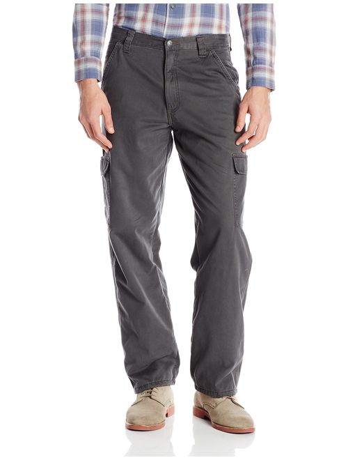 Wrangler NEW Charcoal Gray Mens Size 32x30 Fleece-Lined Cargo Pant