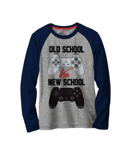 Playstation Long Sleeve Henley Graphic T-Shirt (Little Boys & Big Boys)