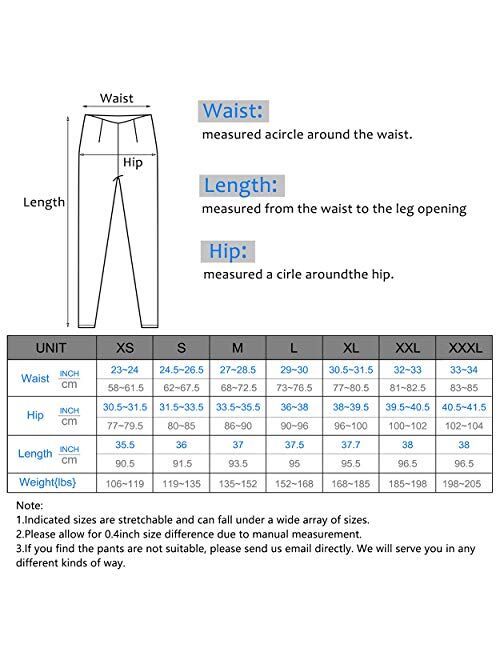 IUGA High Waist Yoga Pants with Pockets, Printed Leggings for Women 4 Way Stretch Pattern Yoga Leggings with Pockets