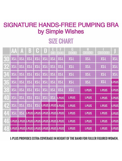 Simple Wishes Signature Hands Free Pumping Bra, Patented