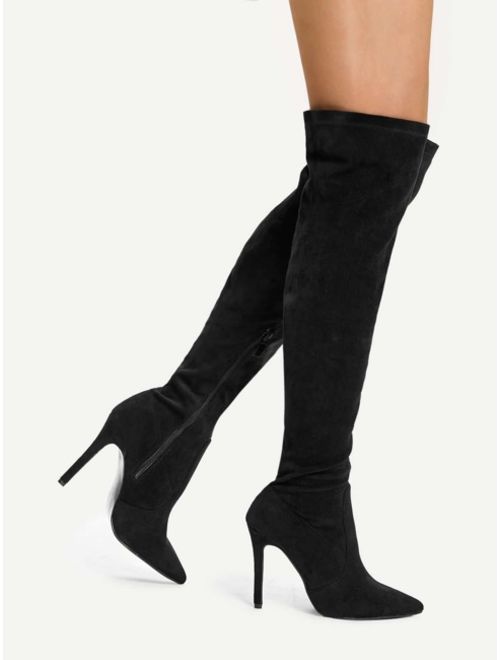 Shein Over The Knee High Heel Boots