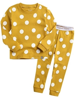 VAENAIT BABY 12M-7T Kids Unisex Boys & Girls 100% Cotton Sleepwear Pajamas 2pcs Set Prism/Cloud