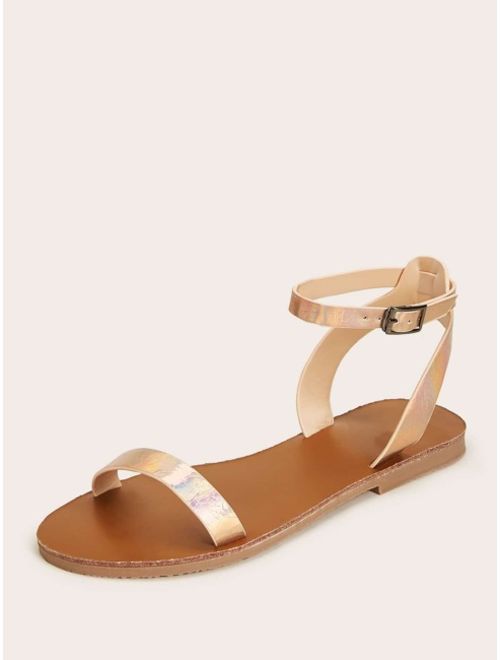 Shein Two Part Ankle Strap Sandals