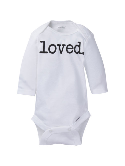 Onesies Brand Assorted Long Sleeve Bodysuits Set, 6pk (Baby Boy or Baby Girl Unisex)