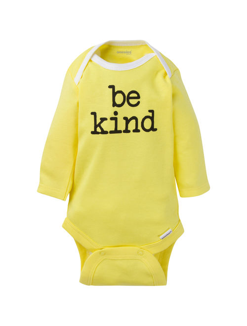 Onesies Brand Assorted Long Sleeve Bodysuits Set, 6pk (Baby Boy or Baby Girl Unisex)