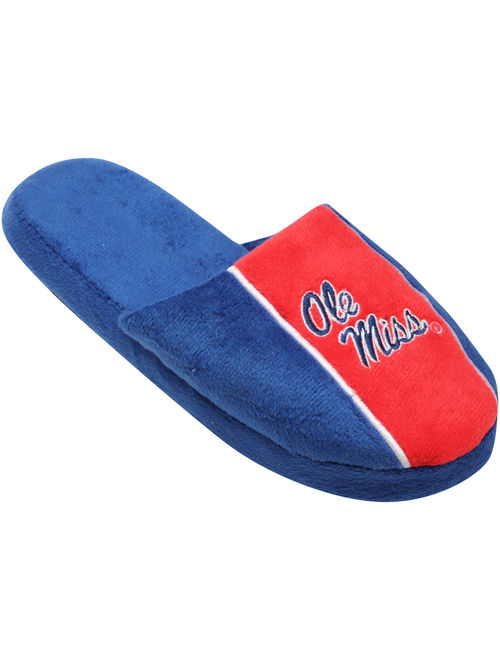 Forever Ole Miss Rebels Youth Big Logo Stripe Slippers