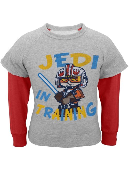 Star Wars - Jedi in Training Infant Reversible Crewneck Sweatshirt - 24 month