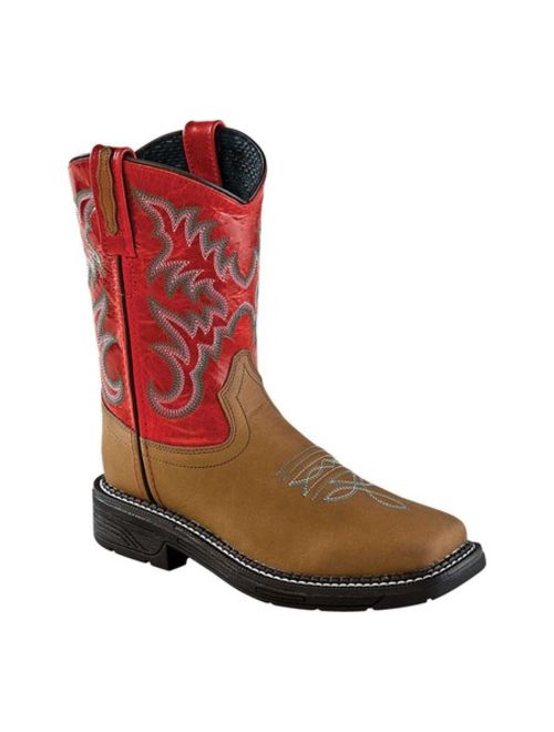 Children's Old West Square Toe Cowboy Boot - Youth