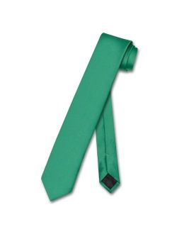 Narrow NeckTie Skinny EMERALD GREEN Men's Thin 2.5" Neck Tie