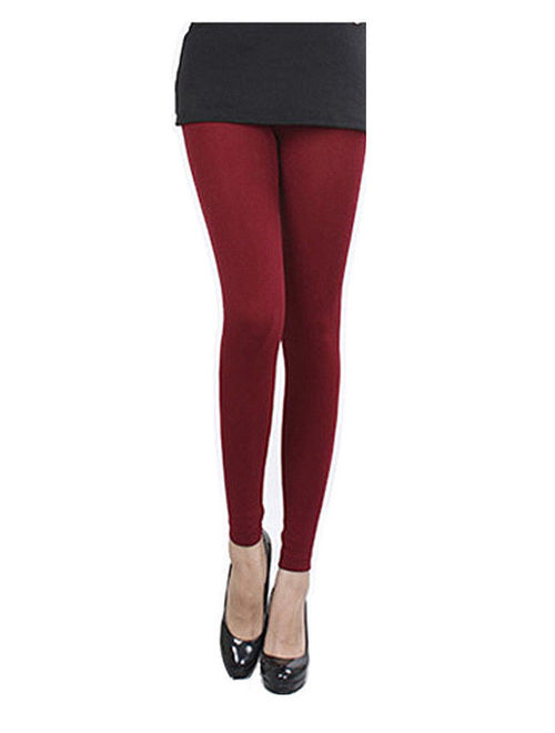 Falari Fleece Lined Cotton Thick Stretch Leggings Great for Winter