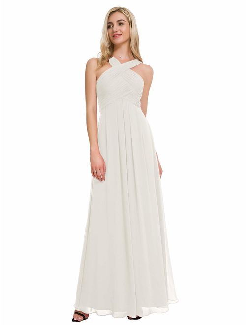 Alicepub Chiffon Bridesmaid Dresses Long Formal Dresses Prom Evening Gown