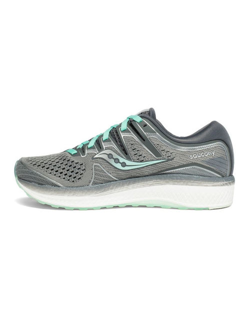 Saucony Womens Triumph ISO 5 Running Shoe - Grey/Aqua - Size 9