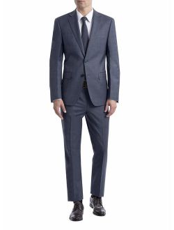 Men's Slim Fit Stretch Suit Separates-Custom Jacket & Pant Size Selection, Blue, 34X30