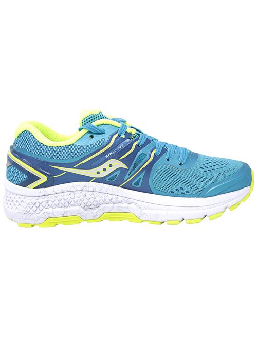 Saucony Women's Omni 16 Teal / Citron Ankle-High Running Shoe - 5M