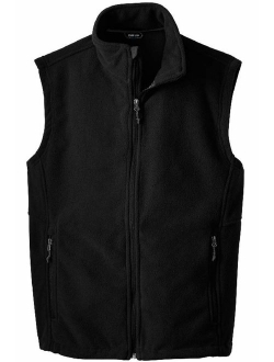 Men's Soft and Cozy Fleece Vests in 8 Colors: Sizes XS-XL