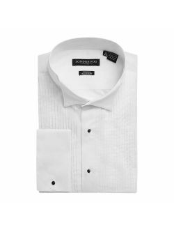Men's Wingtip & Laydown Collar French Cuff Tuxedo Shirt