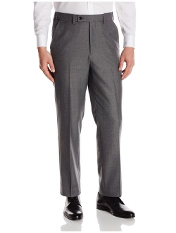 Alexander Julian Colours Men's Big and Tall Flat Front Hemmed Suit Separate Pant with Adjustable Waist