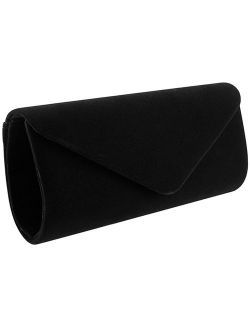 Women Evening Bag Clutch Purse,iSbaby Handbag With Detachable Chain for Wedding Cocktail Party Velvet