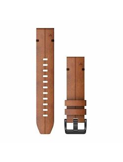 Quickfit 22 Watch Band, Chestnut Leather