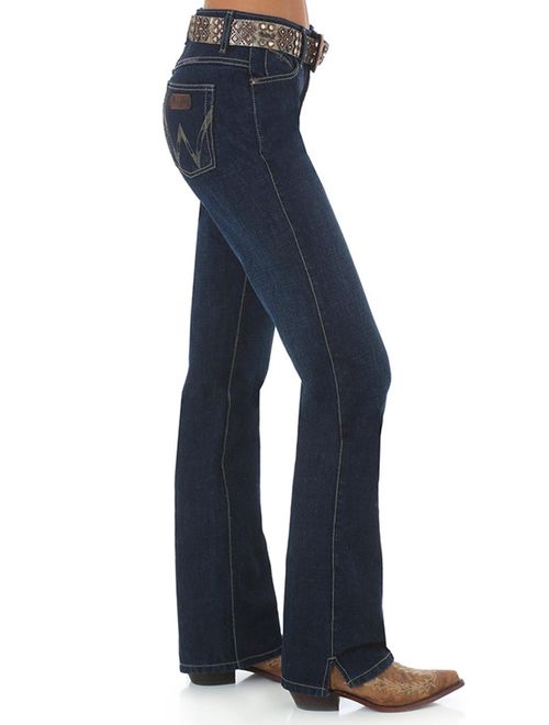 Wrangler Women's Cash Ultimate Riding Jeans Boot Cut - Wrc10on