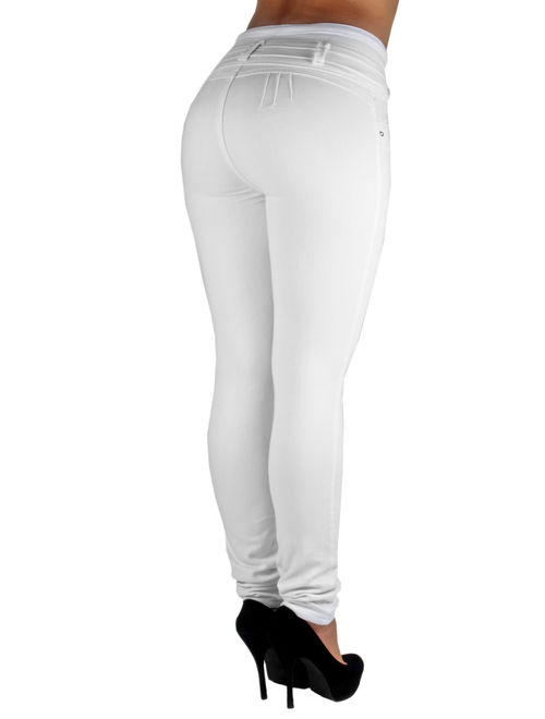 River Island - Stivali Risvoltati Color Crema Con Tacco E Catenina - Foto 11